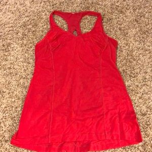 Lululemon workout tank with bra built in.